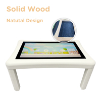Escritorio de Juegos Exclusivo de Madera con Pantalla Táctil LCD de 32/43 Pulgadas, Resistente al Agua, para Niños