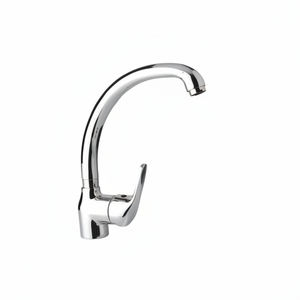 BES 1305 contemporanea a manico singolo lavello ad alto beccuccio in acciaio inox finitura acqua calda e fredda caratteristica - Product Image 1