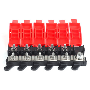 6 Channel <b>Power</b> Distribution <b>Block</b> 200A Fuse <b>Block</b> Waterproof IP66 Screw Connection Terminal <b>Block</b> - Product Image 2