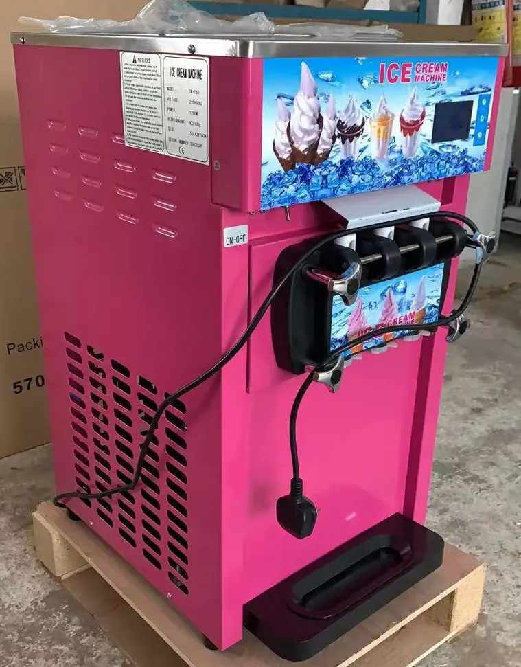 Machine à crème glacée commerciale Machine à crème glacée Machine à crème glacée molle Mini prix de la machine