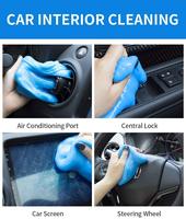 Nettoyant multi-fonctions 160g Blue Magic Dust Cleaner Compound Super Cleaning Gel pour ordinateur portable, PC, clavier, boîte en plastique