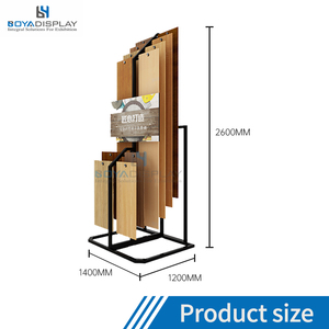 Hot bán sàn gỗ hiển thị Kệ Laminate PVC sàn hiển thị đứng cho showroom hệ thống hiển thị - Product Image 2