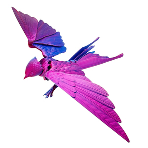 Figurine d'oiseau hirondelle imprimée en 3D, articulée, avec articulations mobiles, jouet anti-stress, décoration de bureau, cadeau pour les enfants de 7 à 12 ans et plus - Product Image 2