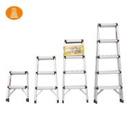 Échelle de tabouret pliante Portable en aluminium Offre Spéciale, échelle de Protection contre les chutes à levage manuel à vendre