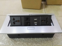 Prise de courant escamotable JIAXIN 220-240V pour plan de travail de cuisine, armoire, table, 12A