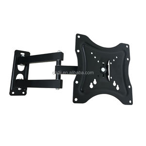 旋转式 Vesa 400*400mm 全运动钢制电视壁挂支架，适用于 32-55 英寸电视，180 度旋转，承重 77 磅 - Product Image 1