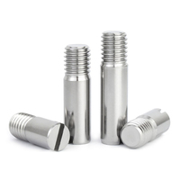 Vis sans tête fendue à queue ronde à filetage externe en acier inoxydable SS SUS 304 316 316L A2 A4 70 80 DIN427