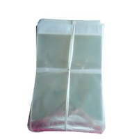 Sac d'expédition d'emballage transparent à poche plate, impression offset recto-verso, pour bijoux, magasin de détail, stockage, PE/OPP/CPP/PP