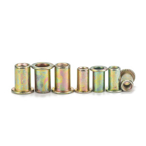 Rivets à insert en acier au carbone zingué jaune M3 M4 M5 M6 à tête plate pour l'exploitation minière - Product Image 5
