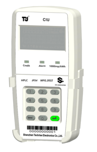 Medidor de Energía Prepago Senegal Split CIU/<span class=keywords><strong>UIU</strong></span> 5(30)A kWh STS Monofásico, Orientación Inferior, Montaje en Riel DIN, Medidor de Energía Prepago HPLC - Product Image 2