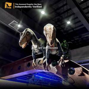 MYDINO Parque Temático Jurásico dinosaurio aniamtronic Velociraptor en venta - Product Image 4