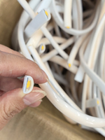 Bandes lumineuses LED flexibles haute tension AC220-230v, AC110v, AC127V, éclairage LED extérieur, bandes lumineuses LED pour camping, piscine
