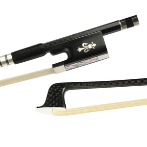 G122 FANALING Archet de violon professionnel rond en fibre de carbone de haute qualité, tailles 4/4-1/8 - Product Image 1