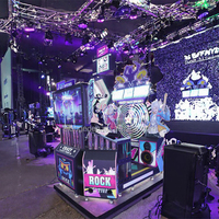 Machine de jeu d'arcade musicale à tambour à pièces d'argent pour centres de divertissement en centre commercial, simulateur de rythme pour centres commerciaux