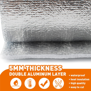 Material de aislamiento de papel de aluminio <span class=keywords><strong>XPE</strong></span>/EPE/IXPE Aislamiento reflectante para puerta de garaje Espuma de aislamiento térmico para exteriores - Product Image 3
