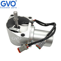 Pièces de moteur diesel GVO SY215C SY75-8 6D34 Mitsubishi, moteur d'accélérateur carré, moteur d'accélérateur pour mini-excavatrice 24V