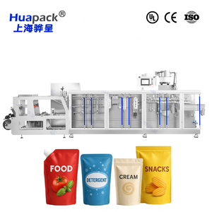 Equipo de llenado, formado y sellado (HFFS) horizontal para bolsas de doble boquilla de salsa de tomate y mayonesa, máquinas de envasado - Product Image 1