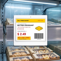 Étiquettes de prix électroniques de 5,8 pouces, système d'étiquetage de prix électronique ESL 2,4 GHz, étiquette de rayon électronique pour supermarché