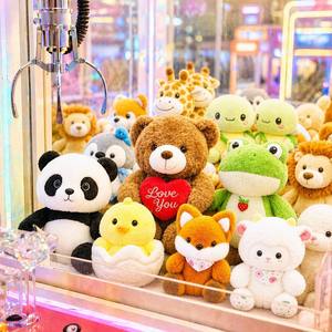 Grosir Pabrik Boneka Plush Mesin Crane Ukuran Campur 8 inci 9 inci 10 inci 12 inci 15 inci 20 inci, Mainan Hadiah Mesin Cakar, Boneka Hewan Isi Dakron - Product Image 1