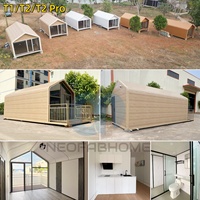 Maisonnette Modulaire Préfabriquée de Luxe, Portable, Mobile, en Conteneur, Type Capsule Spatiale