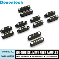 Câble de charge magnétique intelligent Denentech DN-MPC-05 universel 2p4p5p pour montre connectée, 1A, 2 broches, 4 broches, 5 broches, PVC, cuivre pur