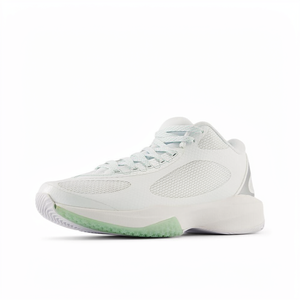 Zapatos de Fútbol Blancos de Caña Baja con Parte Superior de Malla Transpirable y Suela de TPU Verde - Product Image 1