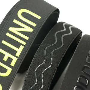 Velcro de gancho y lazo con logotipo personalizado, pinza antideslizante de silicona, cinta de banda elástica sumergida, correa de bicicleta, banda elástica de silicona