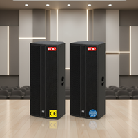 Altavoces de escenario profesionales de 15 pulgadas y 1000 vatios, sistema de sonido profesional de rango completo dual de 15 pulgadas y 1000 vatios