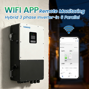 Inversores Híbridos Trifásicos de 40 Kva <span class=keywords><strong>30</strong></span> <span class=keywords><strong>kw</strong></span>, Versión EU, Conexión a Red/Desconexión a Red, WiFi, Wechselrichter Solares, Alto Voltaje, 4MPPT, 380V/400V - Product Image 3