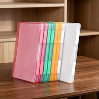 Caja de Archivo A4 Minimalista con Logotipo Personalizado de Alta Calidad, Carpeta de Documentos, Organizador de Facturas de Plástico Transparente, Suministros de Oficina y Estudiantiles