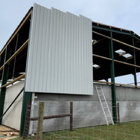 Structure en acier léger préfabriquée Q235 Q355 pour hangar, ferme, grange, bâtiment d'élevage avicole