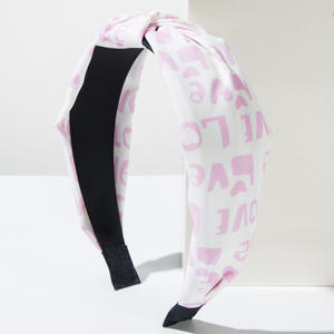 ที่คาดผมแบบผูกโบว์สำหรับเด็กผู้หญิงสีชมพูและสีขาวมีให้เลือก5สี - Product Image 4