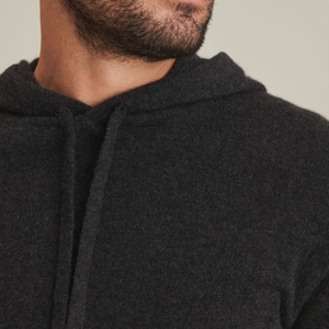 Sweat à capuche décontracté pour homme en coton 100% avec intérieur brossé, personnalisable, brodé, pour l'automne - Product Image 4