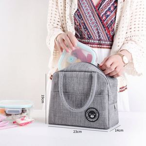 Bolsa Térmica para Almuerzo con Diseño de Oso, Impermeable, para el Trabajo, la Escuela, Picnic y Viajes al Aire Libre - Product Image 4
