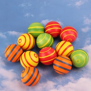 Jouet anti-stress en mousse éponge rebondissante Jincan Spiral PU Ball 6,3 cm, pour enfants de 5 à 7 ans, garçons et filles, jouet de décompression - Product Image 3