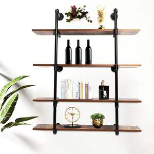 Steampunk <span class=keywords><strong>ชั้น</strong></span><span class=keywords><strong>วาง</strong></span>หนังสือไม้<span class=keywords><strong>จริง</strong></span> <span class=keywords><strong>ชั้น</strong></span><span class=keywords><strong>วาง</strong></span>หนังสือติด<span class=keywords><strong>ผนัง</strong></span> <span class=keywords><strong>ชั้น</strong></span><span class=keywords><strong>วาง</strong></span>หนังสือแบบแขวน<span class=keywords><strong>ติด</strong></span><span class=keywords><strong>ผนัง</strong></span> - Product Image 4