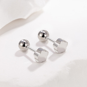 <span class=keywords><strong>Orecchini</strong></span> ipoallergenici piccoli e graziosi <span class=keywords><strong>orecchini</strong></span> a sfera con vite posteriore <span class=keywords><strong>per</strong></span> cartilagine <span class=keywords><strong>Tragus</strong></span> Post gioielli di compleanno orecchino da donna - Product Image 5