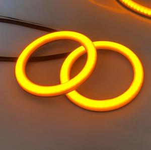 New 7 Inch <span class=keywords><strong>LED</strong></span> Halo Vòng Đèn Pha Cho Xe Ô Tô Ban Ngày Chạy Ánh Sáng Đôi Mắt Thiên Thần Tự Động Đèn 5W 12V Xe Ánh Sáng Phụ Kiện Trang Bị Thêm - Product Image 1