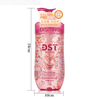 Gel Douche Exfoliant Éclaircissant aux Pétales de Fleurs Naturelles et Squalane aux Acides Aminés, Parfum Longue Durée, Marque Blanche
