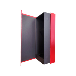 Nhà máy cung cấp giấy Hộp rượu bao bì biểu tượng tùy chỉnh các tông từ duy nhất chai rượu vang Quà tặng hộp hiển thị - Product Image 5