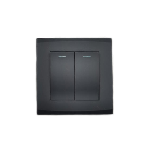 VNX Manufacturer New 1/2/3/4 Gang Grey Skin Feeling Hotel Household British Standard Universal Lamp Wall Switch