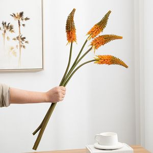 Fleur artificielle Meng Jie, branche unique en polyester, pour décoration intérieure, arrangement sur table, au sol ou mural - Product Image 3