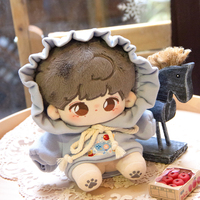 Peluche personnalisée de 20 cm, super douce, motif dessin animé, personnage mignon, idole K-pop coréenne, faible MOQ, en coton PP brodé