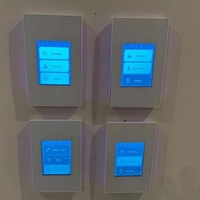 Nouveauté 2026 : Interrupteur intelligent pour éclairage mural tactile sans fil avec minuterie LCD, compatible Apple HomeKit et contrôle à distance Wi-Fi