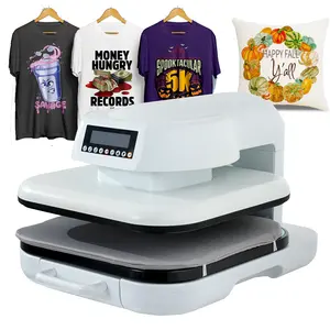 Electric Automatic Sublimation 38*38cm 15*15 Heat Transfer Press Printing Machine for t-Shirt