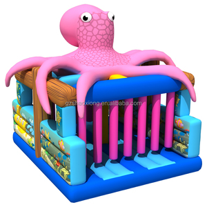El Parque de Obstáculos Inflable Más Grande de 18x11m, Parque Temático Inflable con Temática Oceánica para Niños, Juegos de Desafío, Túnel de Obstáculos de Juegos Suaves - Product Image 5