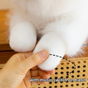 Juguete de Peluche Musical Electrónico de Gato Acogedor al por Mayor con Botón de Sonido en la Pata, Muñeco de Peluche Musical, Regalo para Niños y Amigos - Product Image 3