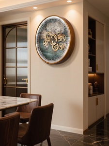 <span class=keywords><strong>Orologio</strong></span> <span class=keywords><strong>da</strong></span> Parete Creativo Retrò Americano per Soggiorno, Novità 2025, <span class=keywords><strong>Orologio</strong></span> Meccanico Vintage di Alta Gamma <span class=keywords><strong>con</strong></span> <span class=keywords><strong>Ingranaggi</strong></span> Visibili - Product Image 2