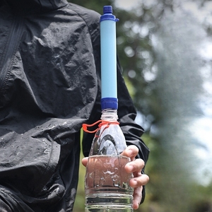 <span class=keywords><strong>Kit</strong></span> de Purification d'<span class=keywords><strong>Eau</strong></span> d'Urgence Portable pour Camping et Randonnée, 4 Pailles Filtrantes de Survie pour l'Extérieur - Product Image 3