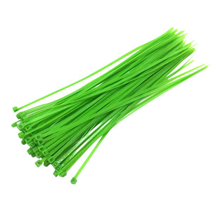 YSARTS สายรัดเคเบิลสีเขียว 100 ชิ้น 12 นิ้ว PVC สำหรับจัดระเบียบสายไฟและตกแต่งบ้าน - Product Image 1